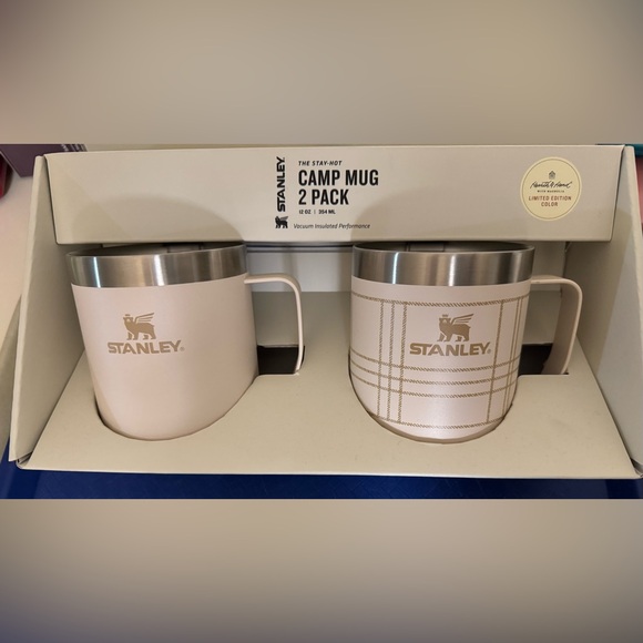 Stanley Other - 🚫SOLD🚫 Stanley Limited Edition Color 12oz Camp Mug - 2 Pack (Peach Pink)